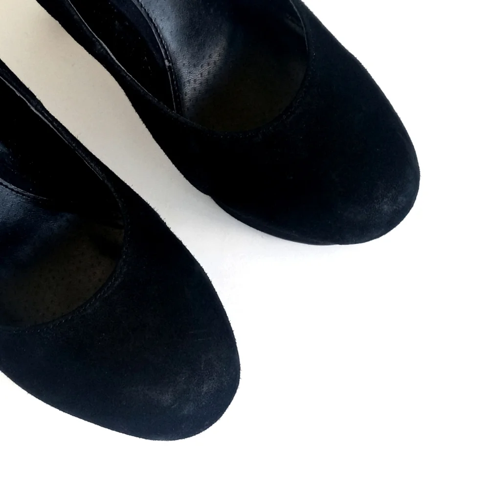 Kelsi Dagger Feminine Women's Black Suede Abrielle Platform 5